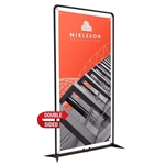 4.5' FrameWorx Banner Display Kit (Double-Sided, 13 oz. Smooth Scrim Vinyl)