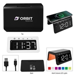 15W Light-Up Wireless Charger Alarm Clock