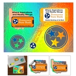 "CUSTOMCUT™" 5" x 7" Full Color Custom Shape Removable Vinyl Sticker Sheets