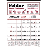 Skinner & Kennedy® Contractor's 12-Sheet Calendar