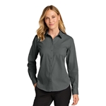 Port Authority Wms L/S Easy Care Nailhead Shirt
