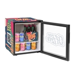 50L Countertop Fridge With Wrap And Door Glass Etching