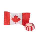 Individual Canadian Peppermint Stock Wrapped Candy