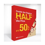 DisplaySplash Pop-Up Fabric Display - 8' W X 7.5' H