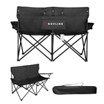 Double Take rPET Folding Chair For Two With Carrying Bag