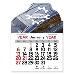 Adhesive Peel-N-Stick® Calendar - Car