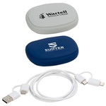 Stow 'N Go 4-in-1 60W PD 39" Data & Fast Charging Cable With Silicone Pouch