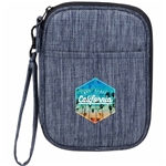 THE GOODS™ Navy Heather Recycled Travel Wallet
