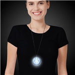 White Lighted Badges with J - Hook