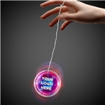 2" Blue with Red LED Yoyo