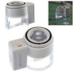 Illuminated Adjustable Focus Loupe With Ruler