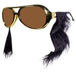 King Sunglass With Sideburns