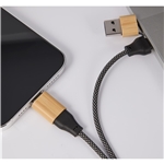 FSC® 100% Bamboo 5-in-1 100W Laptop Charging Cable