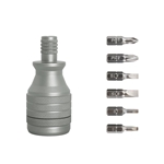 6-in-1 Recycled Aluminum Screwdriver Tool