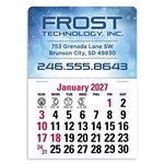 Triumph® Calendars Press-N-Stick Full-Color Header Standard Calendar
