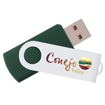 iClick USB Flash Drive White Swivel