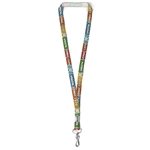 5/8" Bridal Satin Lanyard - Sublimation