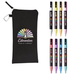 POSCA 8 Piece Soft Marker Set with Bag - Fine