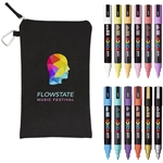POSCA 12 Piece Soft Marker Set with Bag