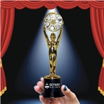 Gold Statue Movie Award - 6 1/4 Inch