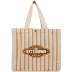 FEED Organic Cotton and Jute Striped Tote