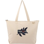 FEED Organic Cotton Zippered Tote