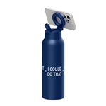 RINGO Pro Water Bottle with Magnetic Booster Ring - 24 Oz Blue