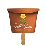 Flower Pot Hand Fan