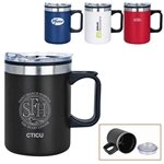 14 Oz. Stainless Steel Camping Mug with Plastic Liner
