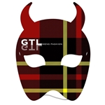 Devil Mask w/elastic Full Color