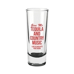 Jolt 2 oz Double Shooter Shot Glass with Color Bottom