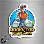 "CustomCut™" Full Color Custom Shape Kiss-Cut Magnet (up to 4 sq. in.)