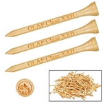 2 3/4" Tall Bamboo Golf Tee