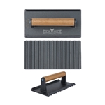 iCOOL® Kodiak Rectangular Cast Iron Meat Press