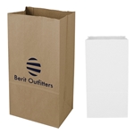 12# SOS Kraft Paper Bag - 7.06" x 13.75"