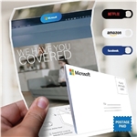 Custom Branded Greeting Card with Webcam Cover