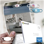 Custom Branded Greeting Card with Mask Webcam Cover