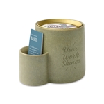 Modern Sprout® Ember Earth Candle + Planter
