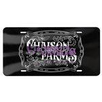 Acrylic License Plate - 12"x6" - full Color Imprint on Metallic