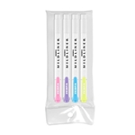 Zebra Mildliner Double Ended Highlighter & Journaling Marker with Chisel & Fine Tip - 4 ct.