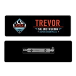1 x 3 Name Badge - Pin Back