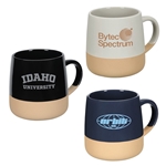 Artisan 15 oz Ceramic Mug w/ Clay Base