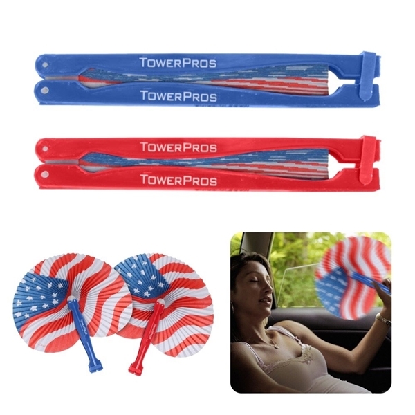 Patriotic Folding Fan