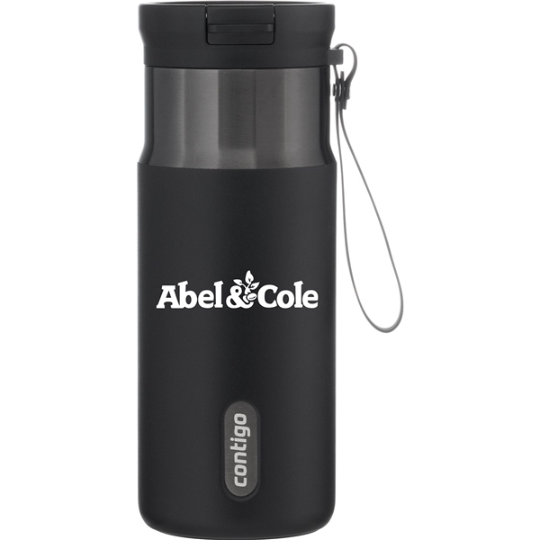 16 oz Contigo Snapseal Stainless Steel Tumbler - Licorice Gunmetal