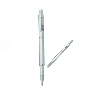 Goodfaire Engineer Black Metal Rollerball Pen w/ Hexagon Cap and Barrel