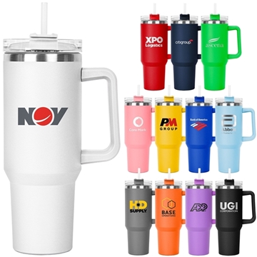 The Hippo Mug & Straw Lid 40 oz