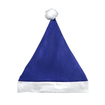 Blue Felt Santa Hat