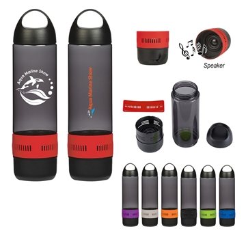 16 oz Tritan™ Rumble Speaker Bottle With Custom Box
