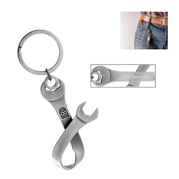 Reeko Wrench Keychain Zinc Alloy Wrench Belt Loops Carry Travel
