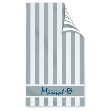 Double Sided Cabana Stripe Beach Towel